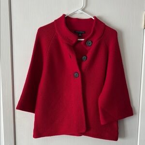 Banana Republic Red Sweater Jacket